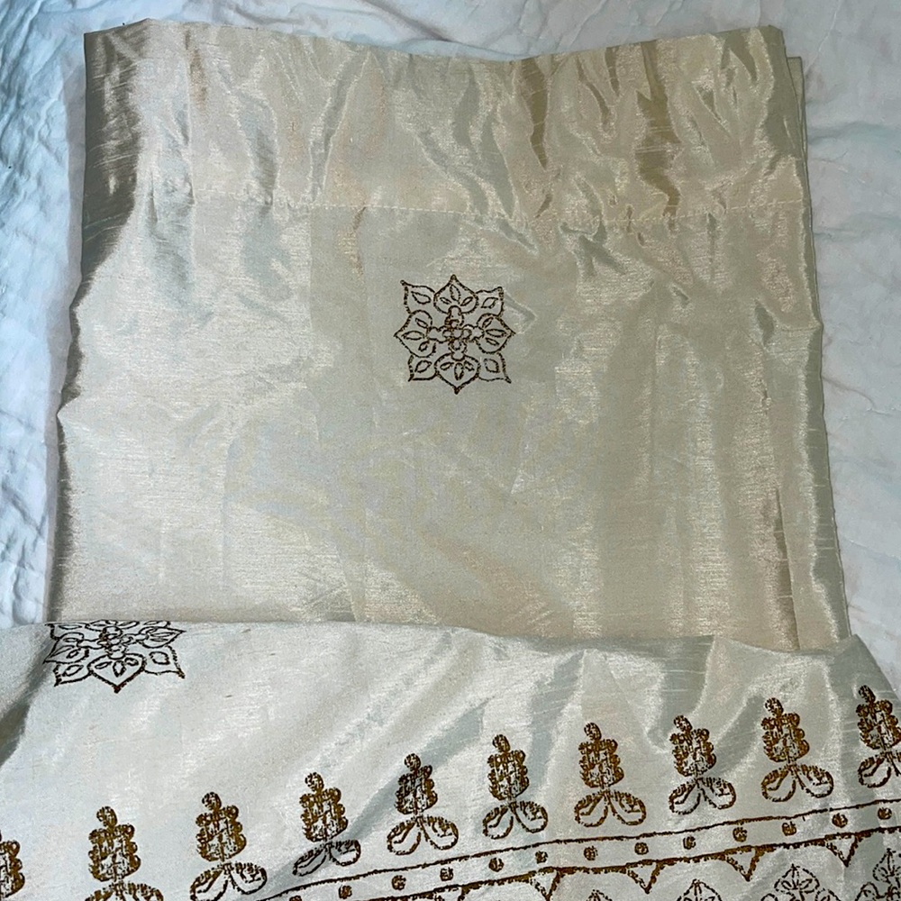 2 panel boho curtains